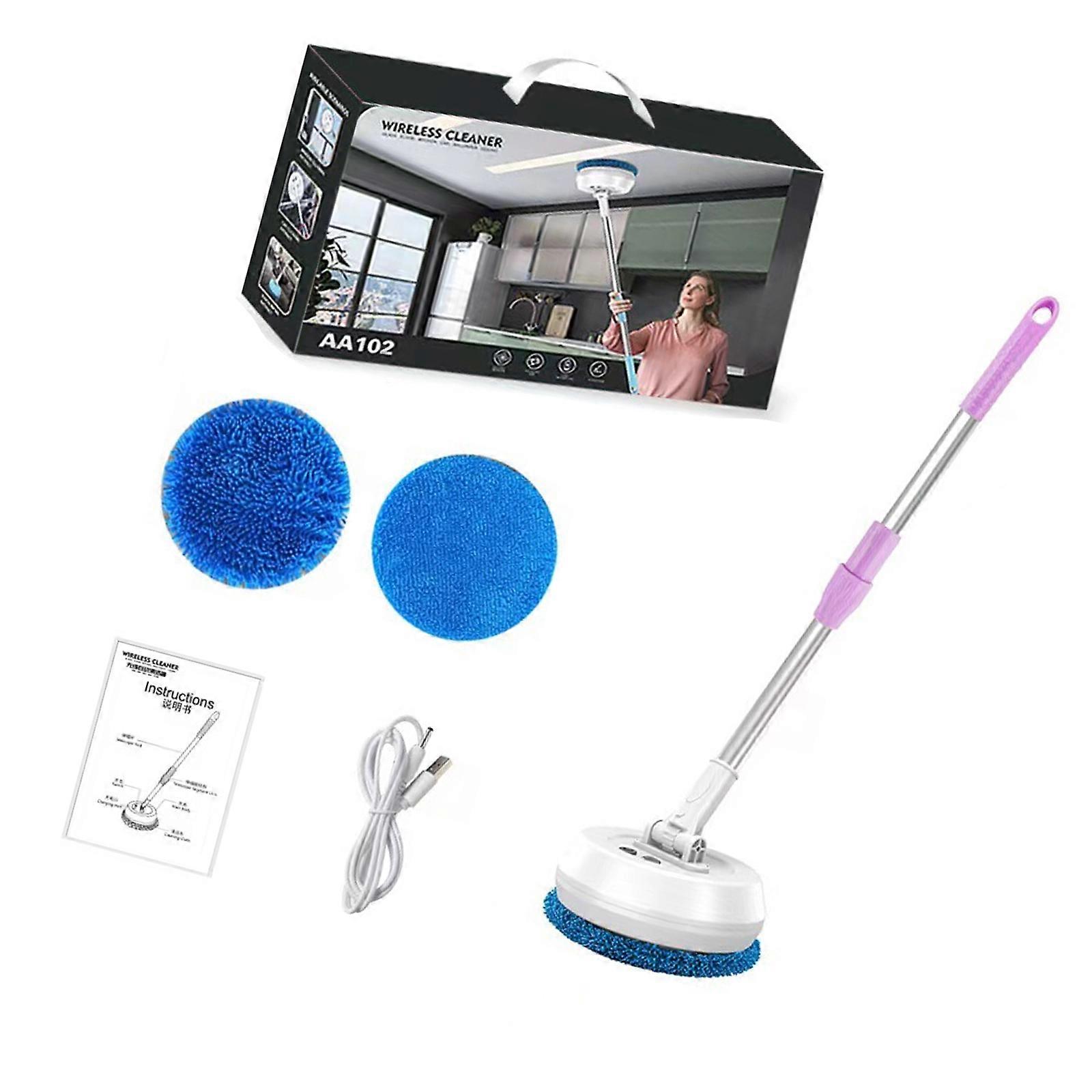 Automatic Extending Window Cleaning Tool With Additional Abs Substance And Safety Security  White