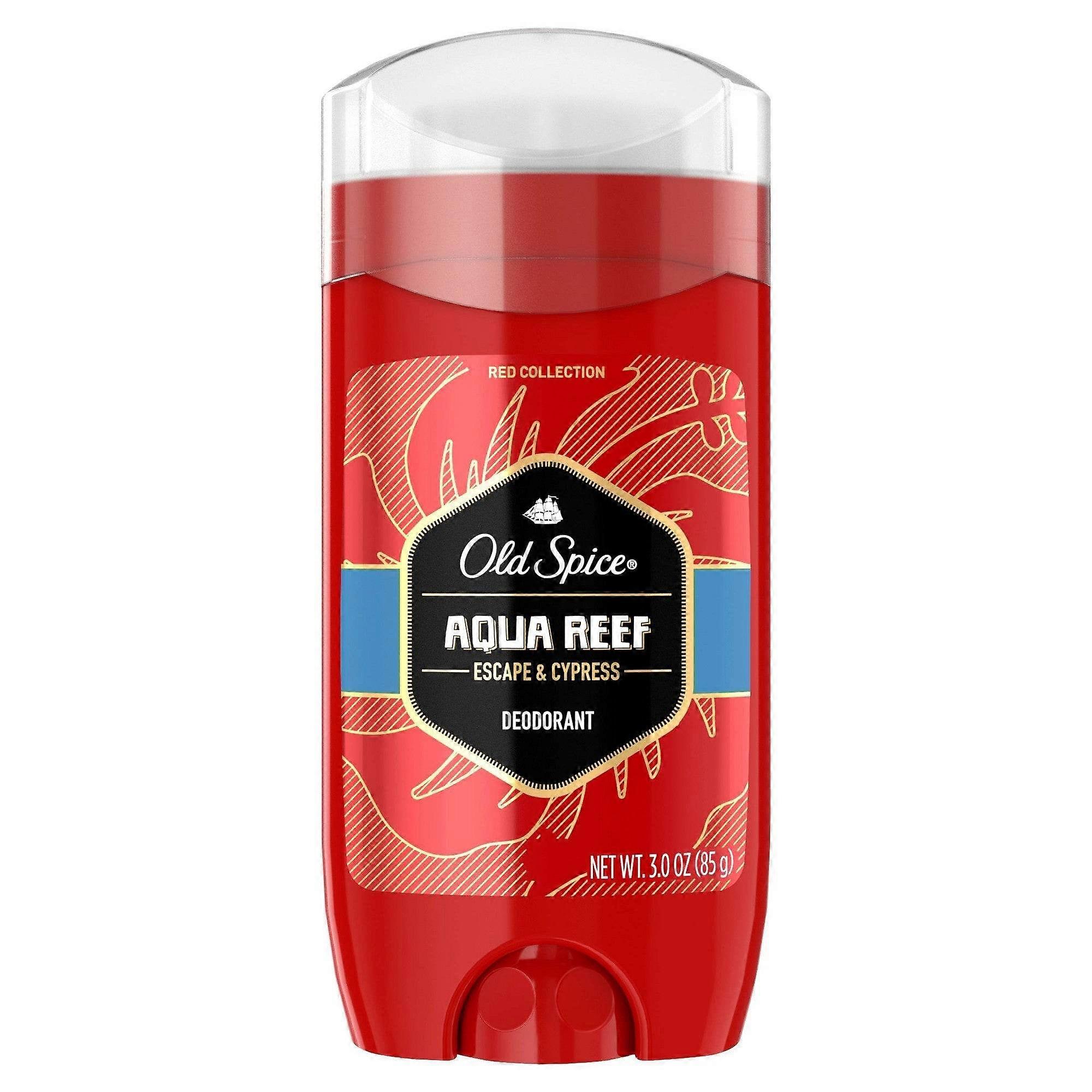Old Spice Red Zone Deodorant, Aqua Reef, 3 Oz