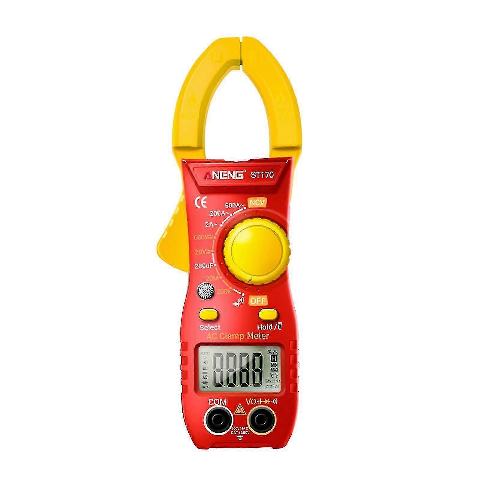 ANENG ST170 Smart Clamp Meter 1999 Counts Auto-ranging Digital Multimeter LCD Screen AC DC Voltage