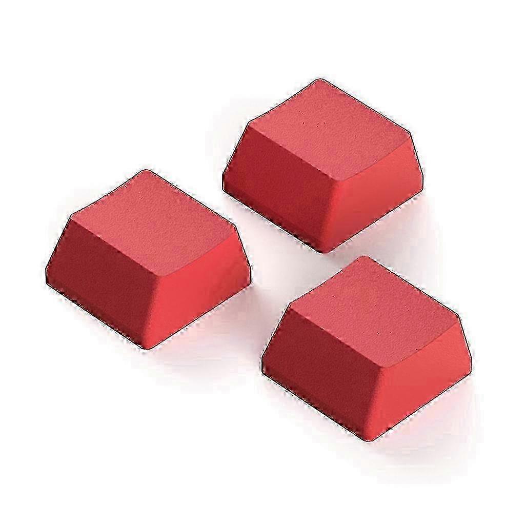 Not Engraved Keycap PBT Thickening R3 Keycap Oem Height Keycaps Set 10PCS--Red