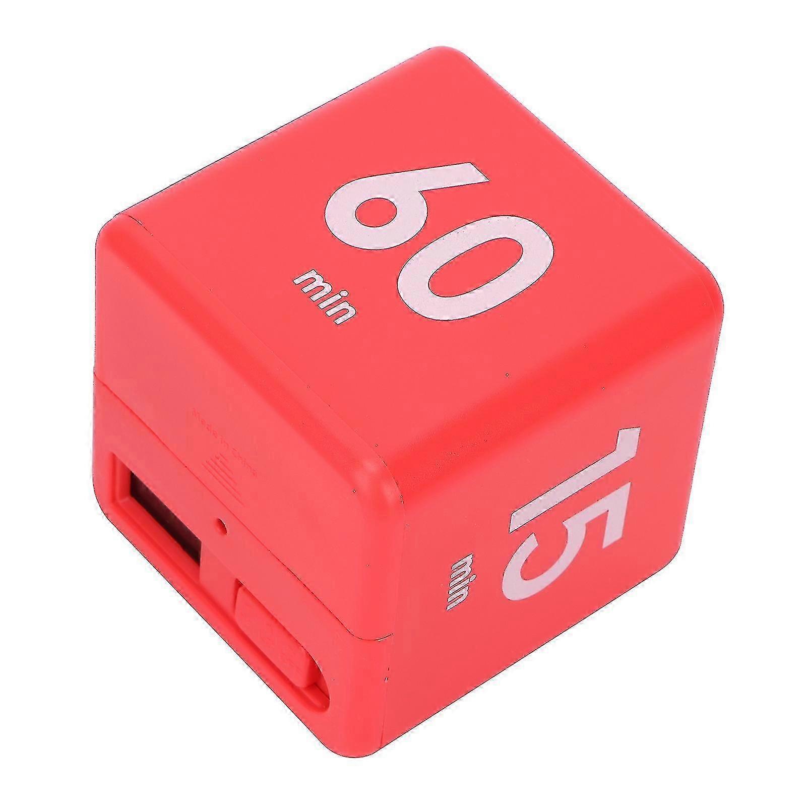 Plastic Cube Flip Timer for Workout Kitchen & Study