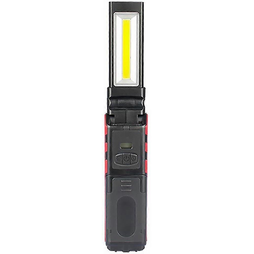 1 Set Led Mechanic Light Rechargeable Cob Work Light Inspection Flashlights