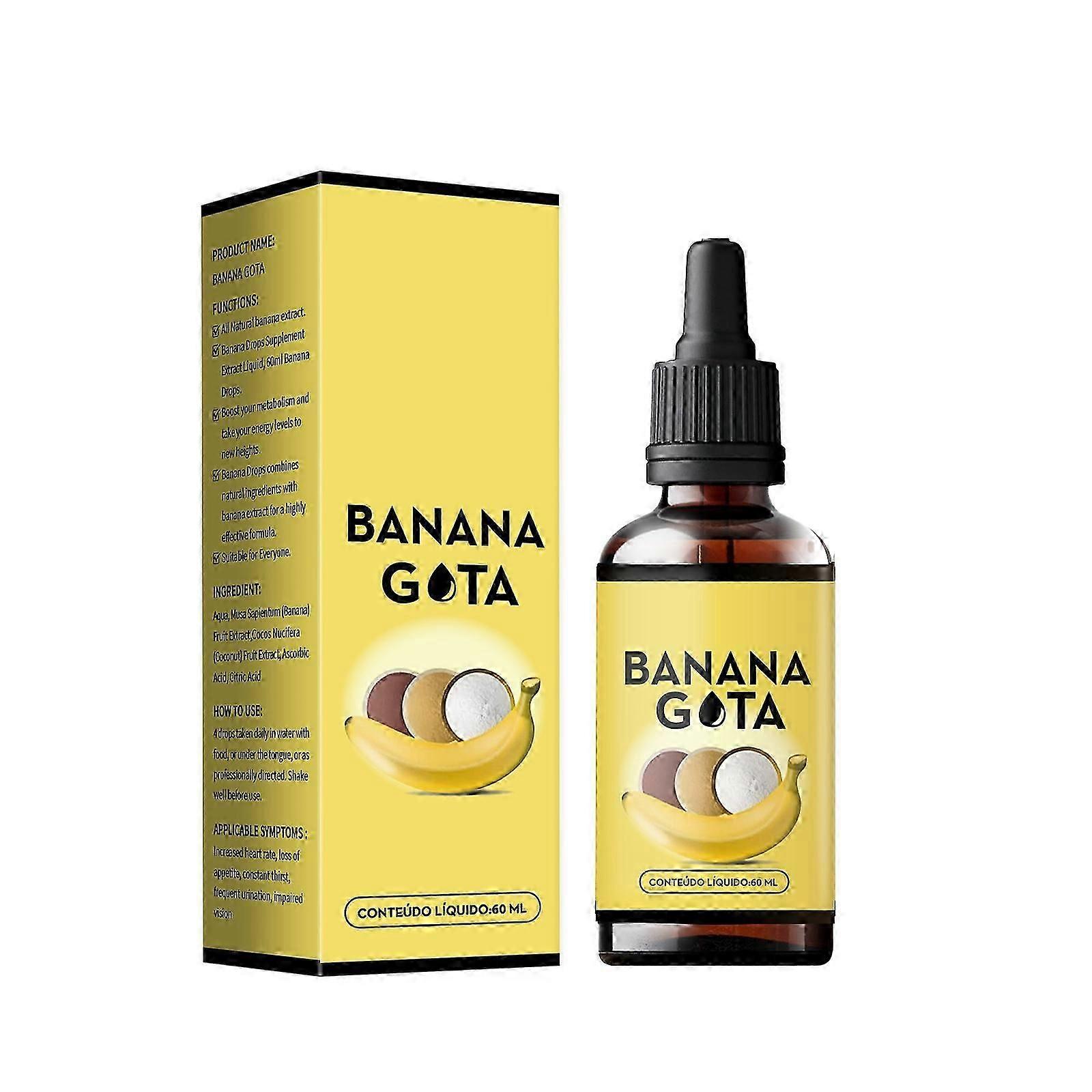 Banana natural raw materials quickly optimize absorption of body exercise health shaping banana original drops 30/60ml60ml