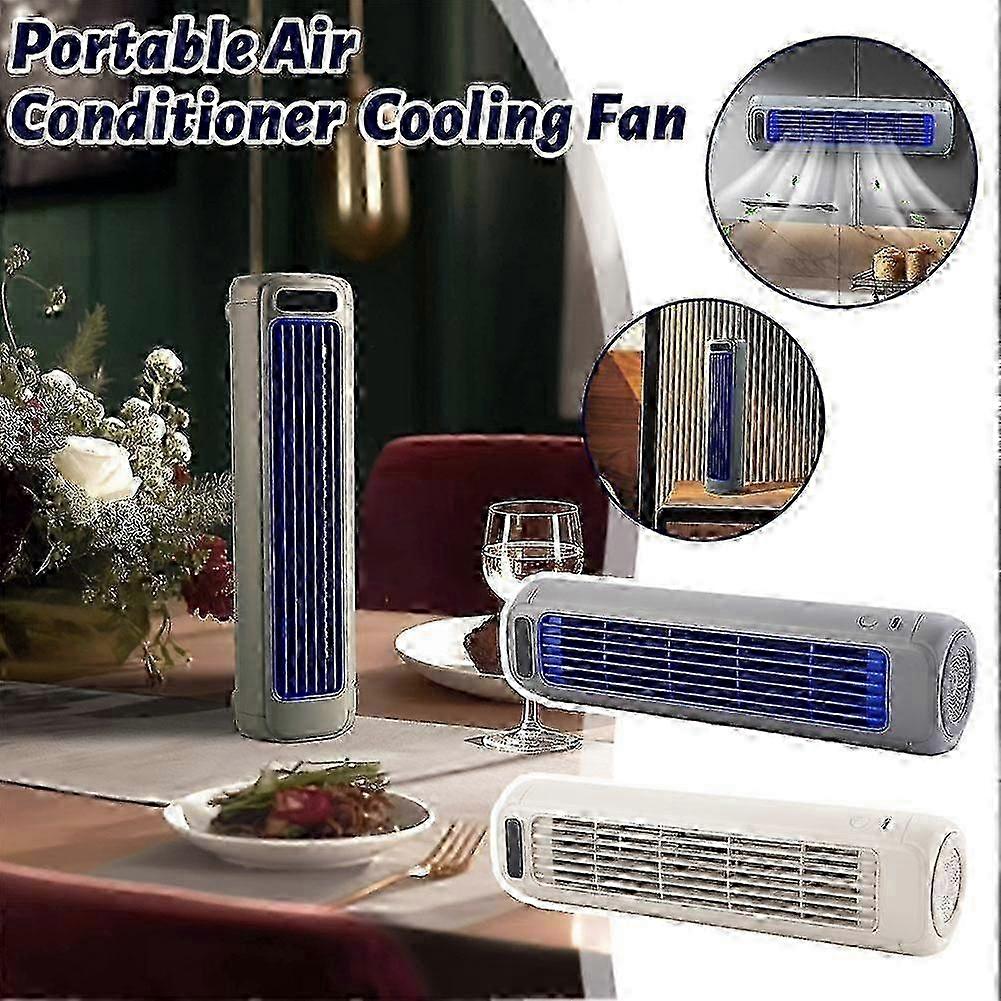Portable Cooling Ace Air Conditioner Fan With 3 Speed Settings Quiet Operation Personal Space Cooler