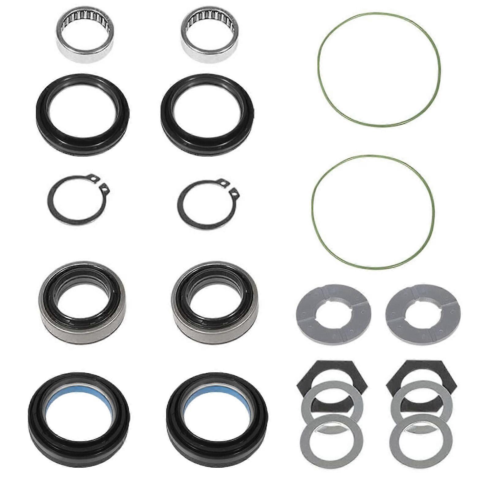 Inner Tube Seal & Thrust Washer Outer Axles Dust Seal Component Suitable for F250 F350 F450 F550 Leaf Spring Suspension Multicolor