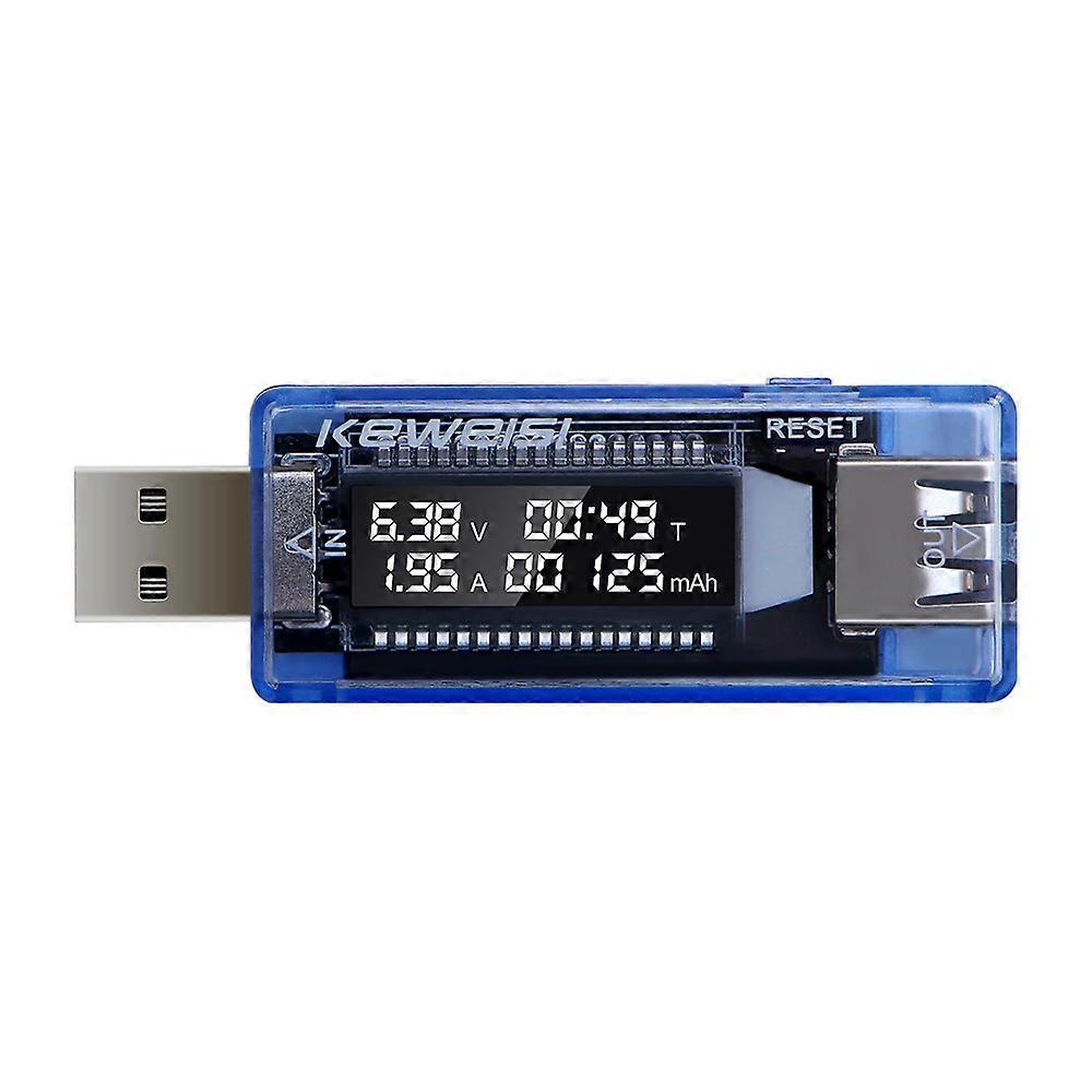 USB Current Voltage Capacity Tester Volt Current Voltage Detect Charger Capacity Tester Meter Mobile Power Detector Battery Test