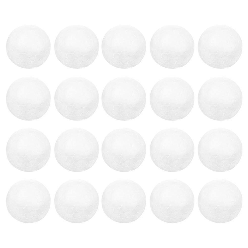 20pcs 8cm Solid Ball Children DIY Craft Material Funny Round Ball Ornament