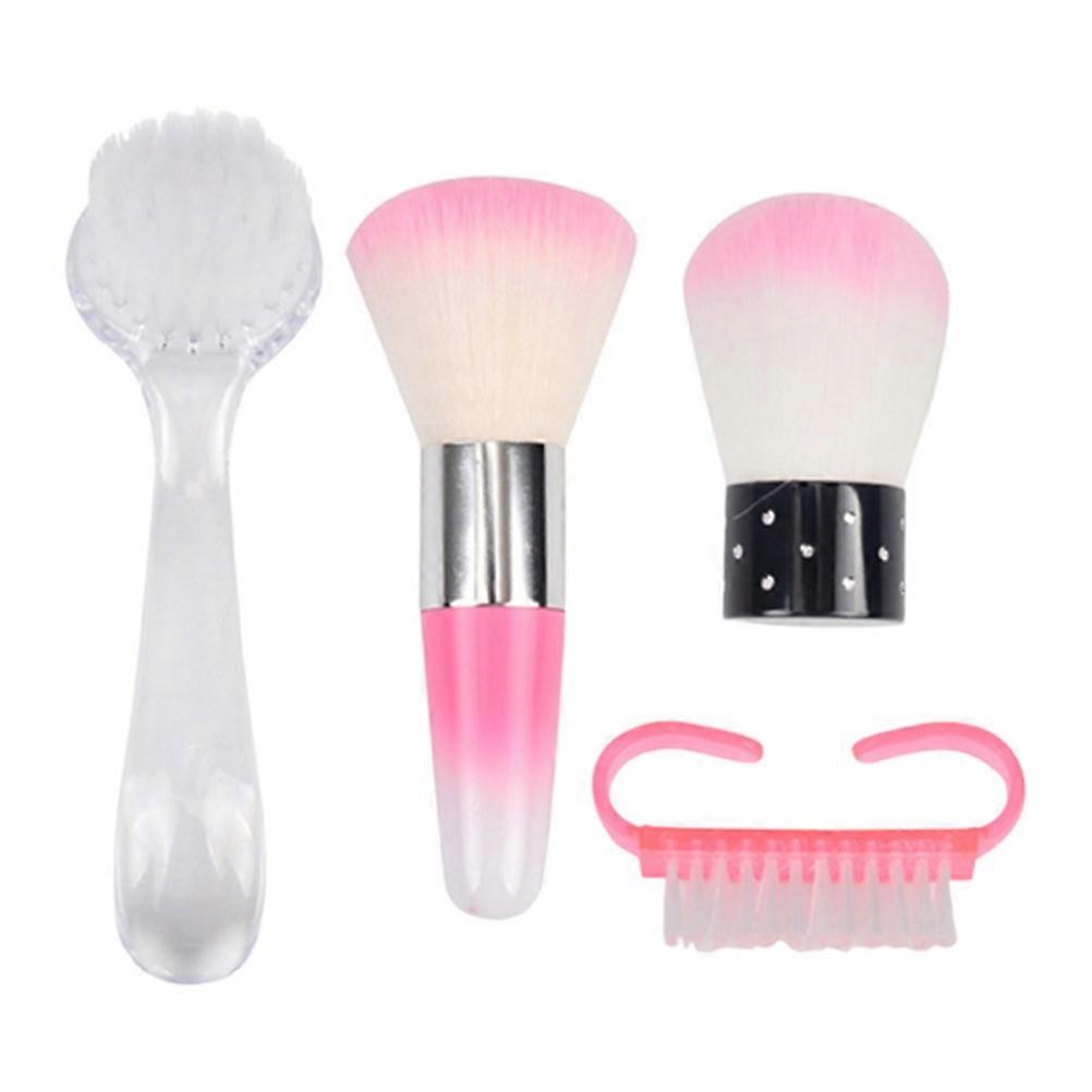 Manicure Tools Brush Ergonomically Designed For Professionals Before Buffing Plastic Material 1 Set