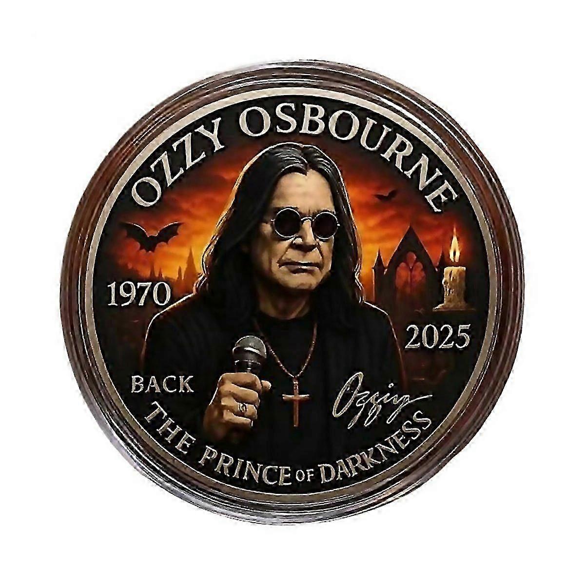 For Ozzy Osbourne Farewell Commemorative Coin Rock Legend Tribute Collectible Suitable For Everyday