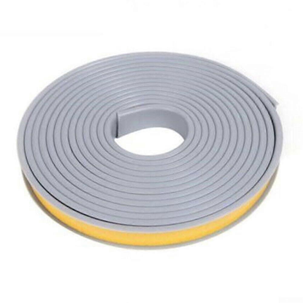 Gray 300cm UShaped Furniture Edge Protector Flexible TPE Corner Guard for Cabinets and Tables