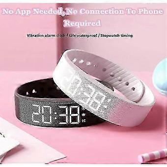Smart Watch Sportarmband Smart Armband mit vibrierendem Wecker  Laufschrittzhler Armband Smartwatch Sport Fitness | Fruugo AT
