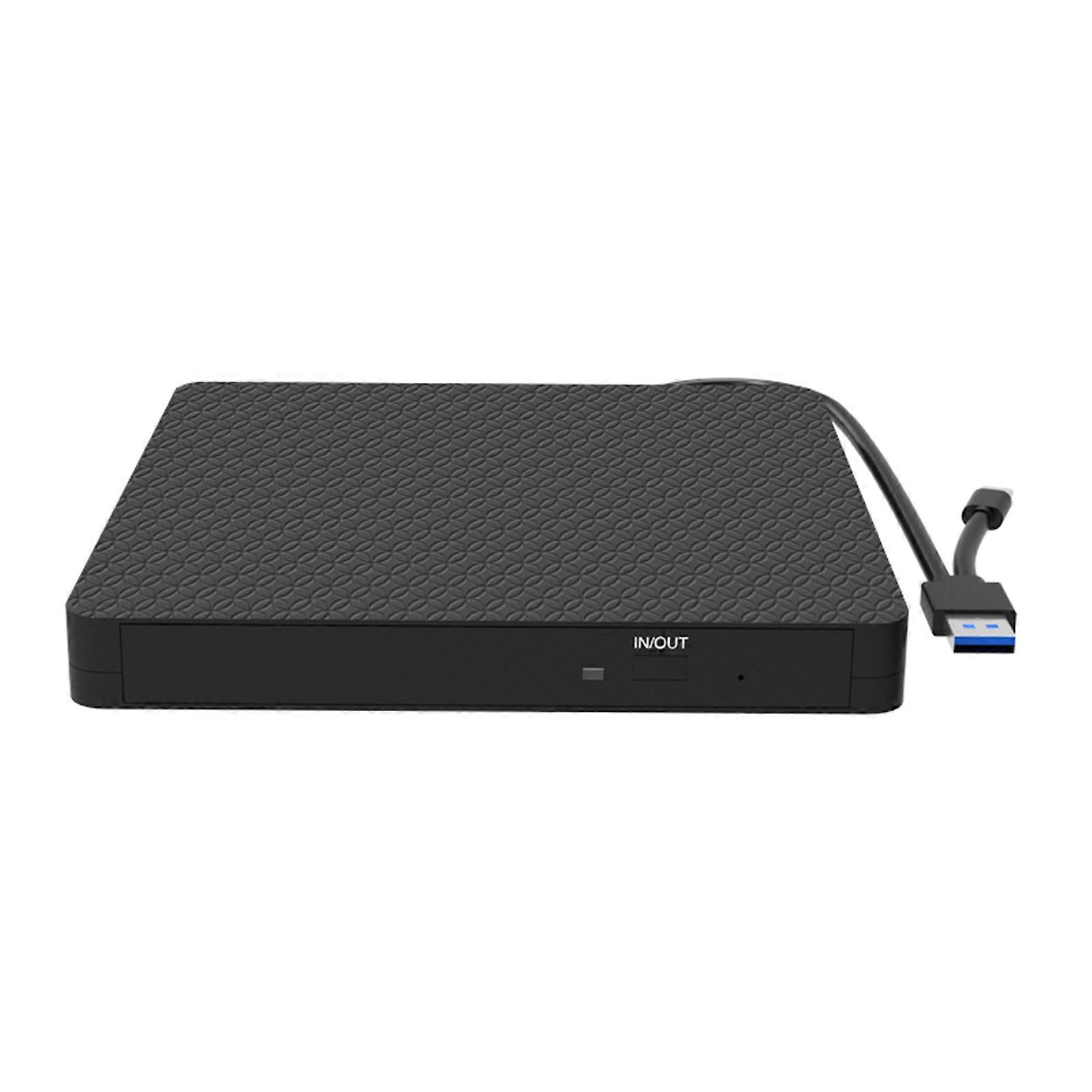 Multiunctional USB 3.0 Type C External Optical Drive Burners, Fast Speed DVD Player for Laptop Desktop Data Transfer Multicolor