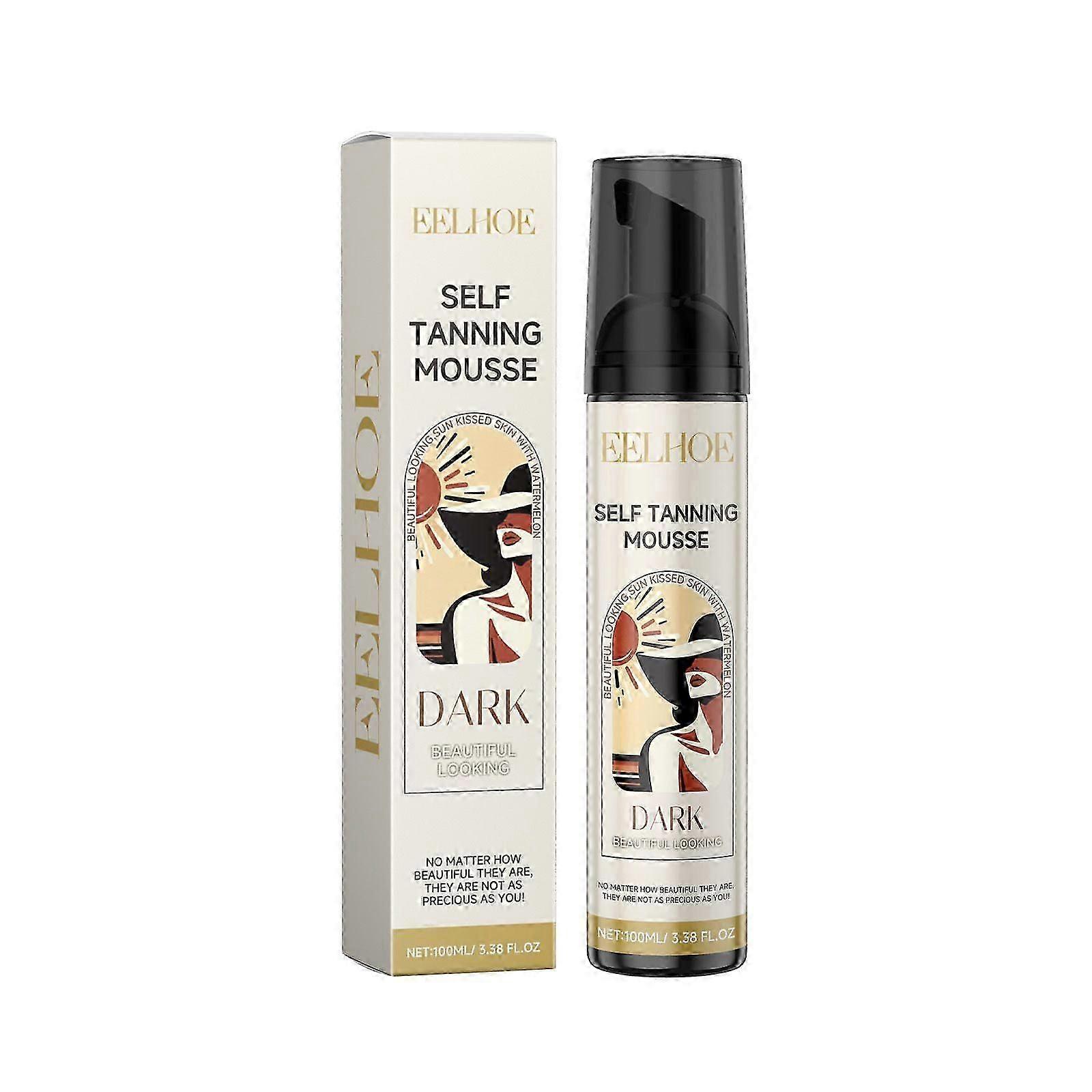 Self Tanning Mousse  Moisturizing Spray for Natural Tan, Enriched with Aloe Vera  Jasmine, 100ml