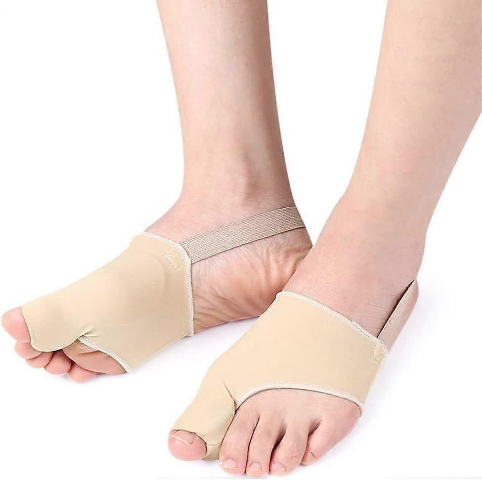 Bunion Corrector Hallux Valgus Splint for Big Toe Alignment Pain Relief with AntiSlip Strap L