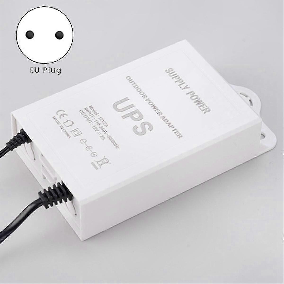Mini UPS Battery Backup for WiFi, Modem, Router, Security Camera - 12V 2A Power Supply