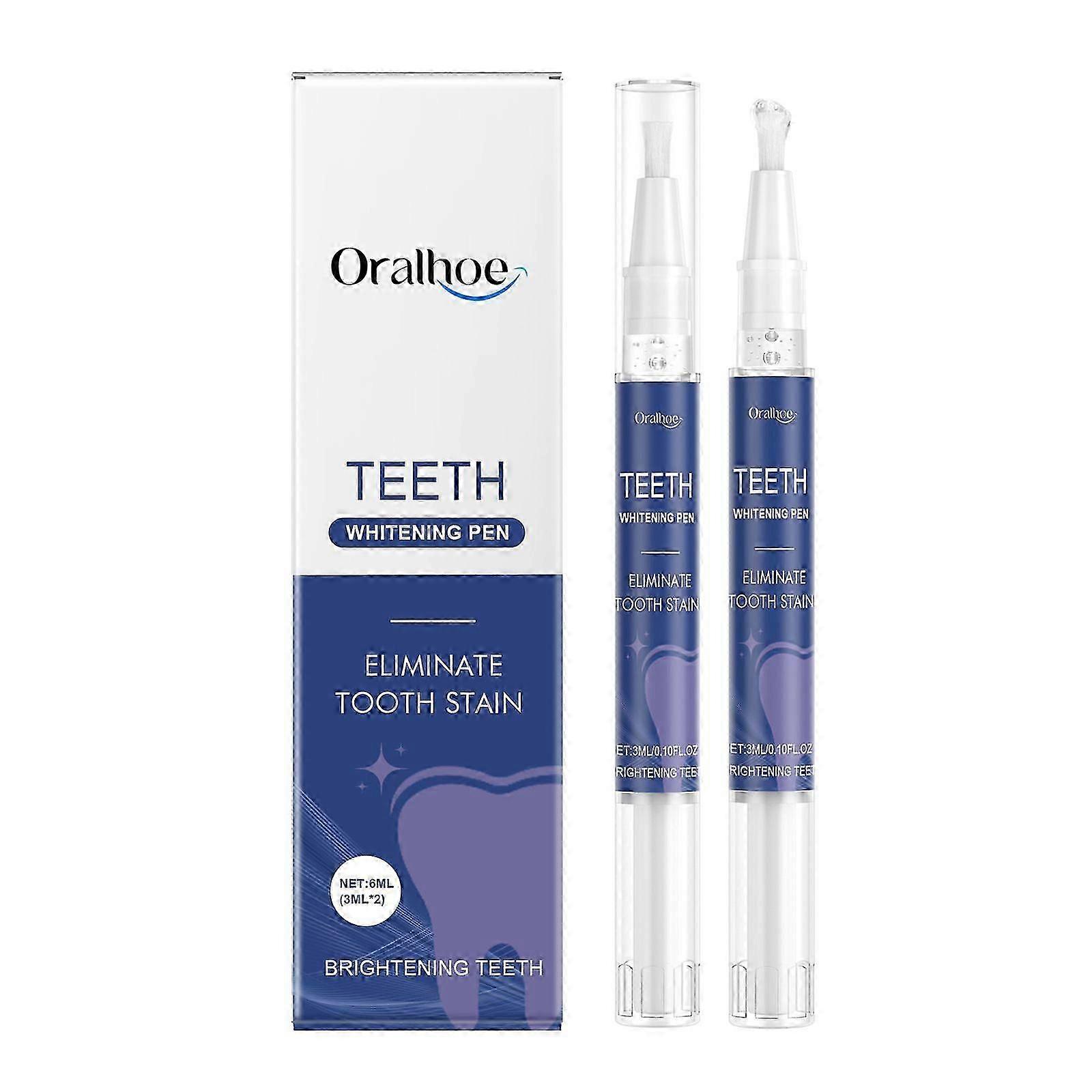 Dental Care Pen for Sensitive Teeth - Brighten, Freshen Breath, Remove Surface Stains, Portable 6ml, Gentle & Easy to Use