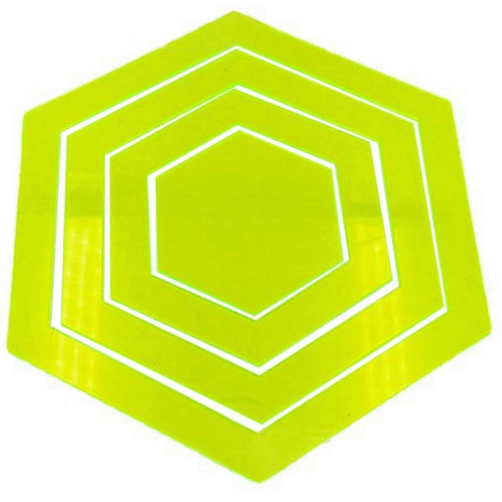 4pcs Hexagons Quilting Template Multifunctional Sewing Patchworks Ruler for Sewing Cutting hwyC