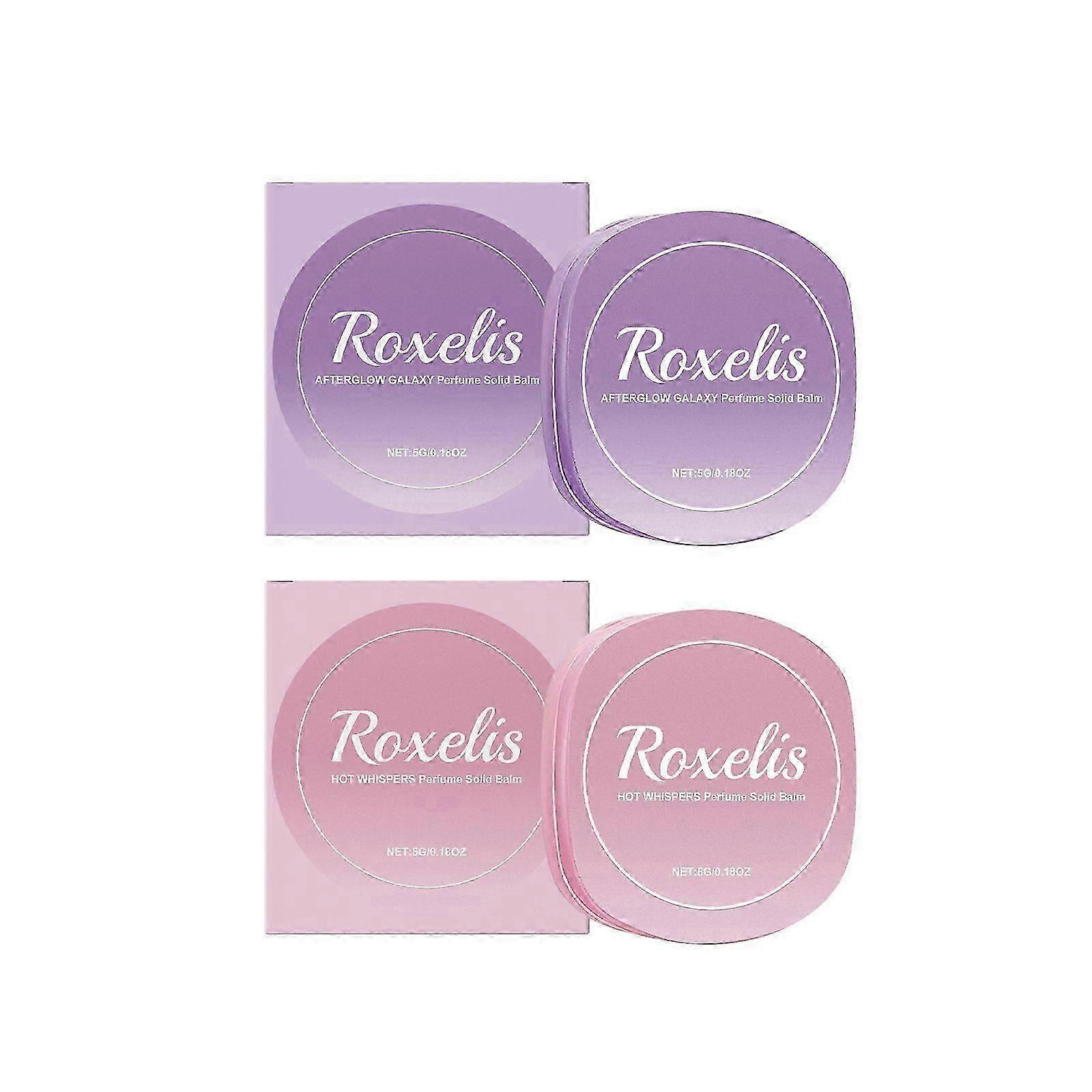 بلسم عطري صلب - مكونات طبيعية ، عطر طويل الأمد ، عطر نسائي محمول ، مناسب للسفر ، أفضل الهدايا (ورد + لافندر)