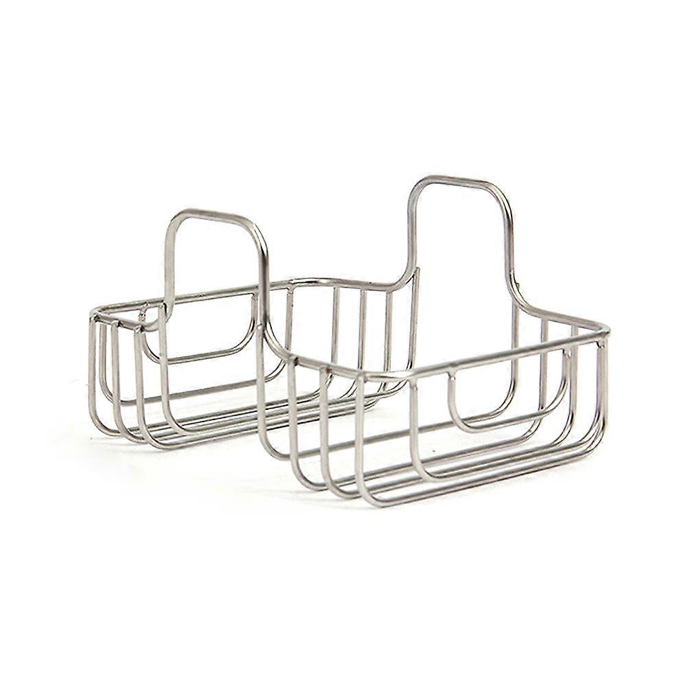 Κουζίνα Caddy νεροχύτη ανοξείδωτου που στραγγίζει το κρεμαστό καλάθι αποθήκευσης ραφιών για τον καθαρισμό σφουγγάρι πανιών