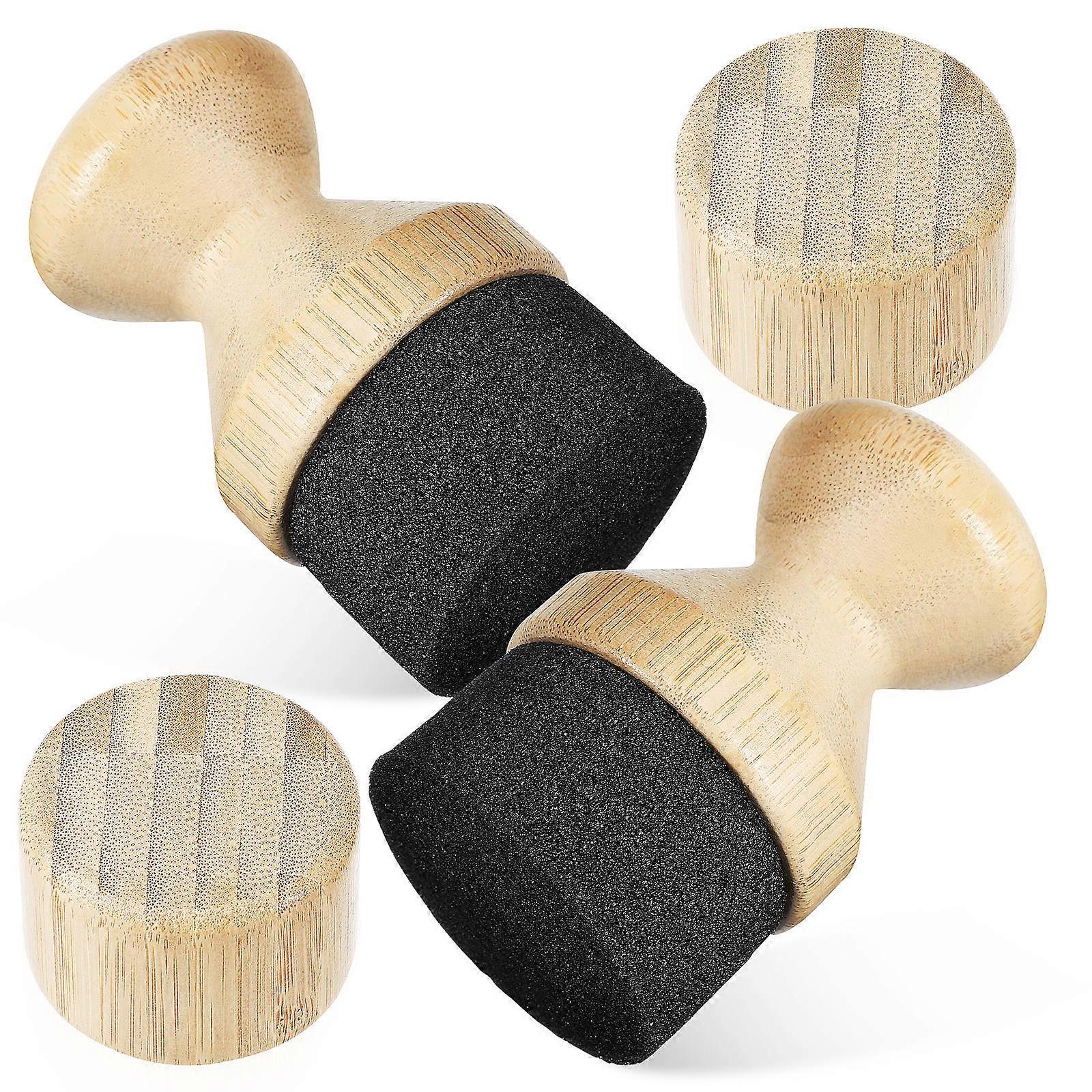 Wax Applicator for Butcher Blocks with Lid 2Pcs Oil Applicator Set