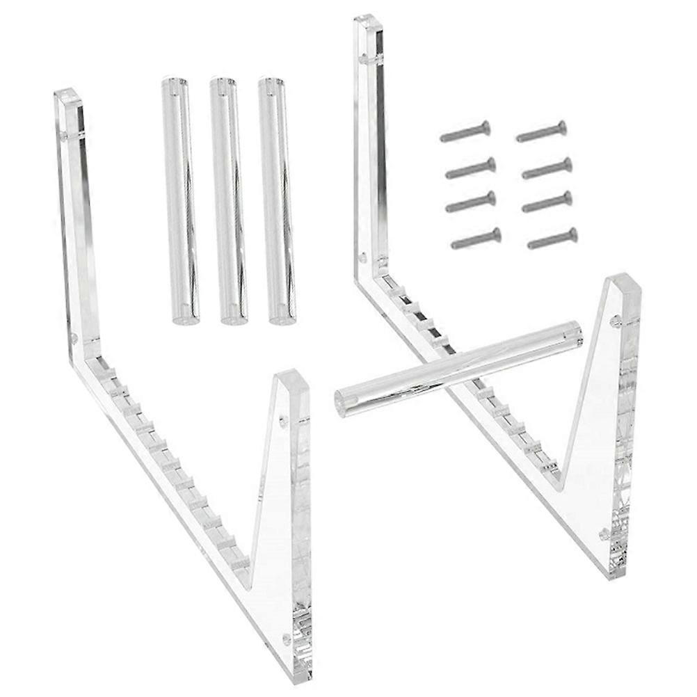 Vinyl Record Holder Acrylic Desktop Stand for Storage Large Capacity