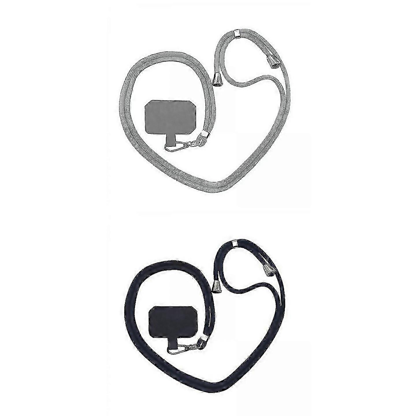 For Harayaa 2x Detachable Adjustable Mobile Phone Lanyard Neck Strap