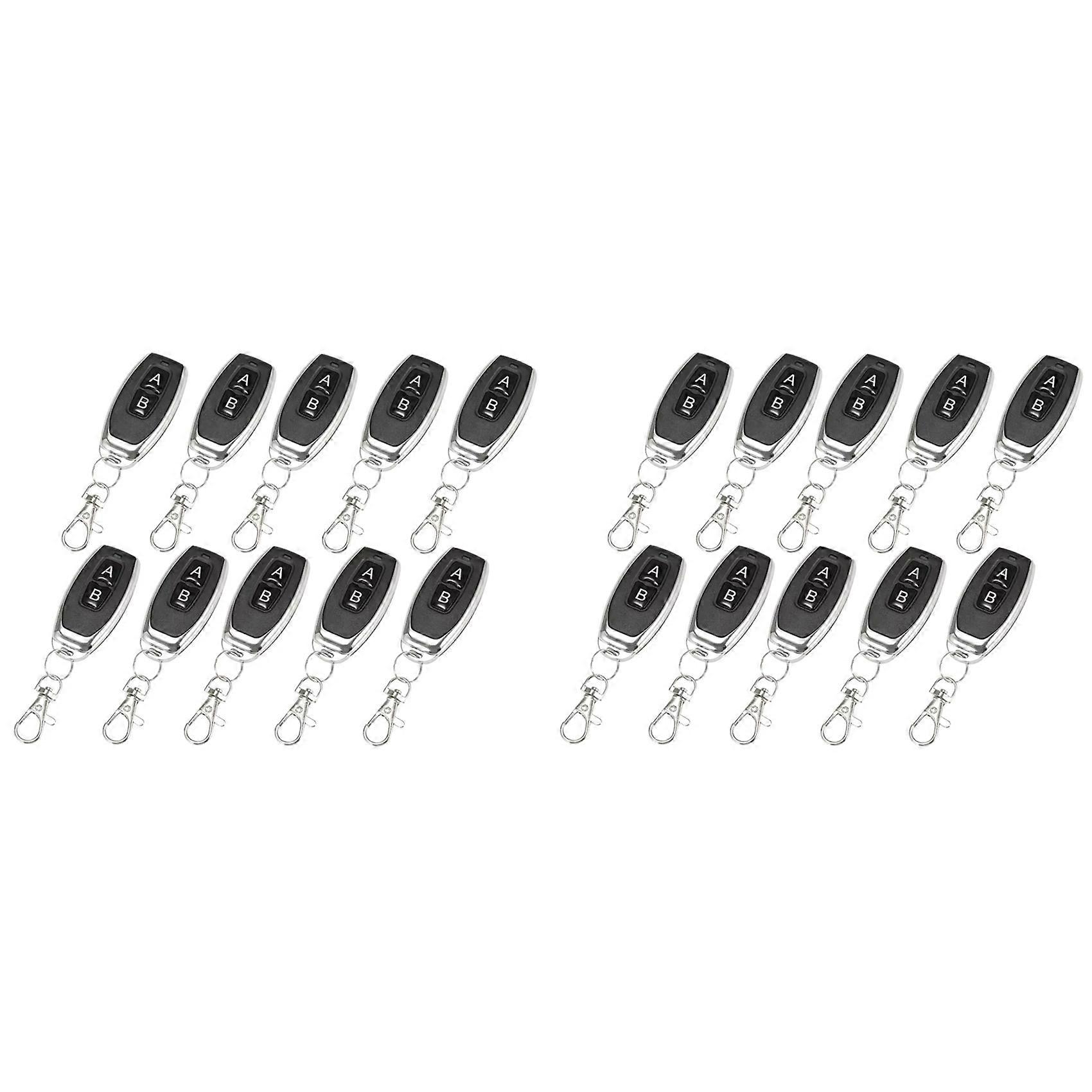 20x 433 MHz RF Remote Control, Learning Code EV1527 for Gate Garage Door Opener