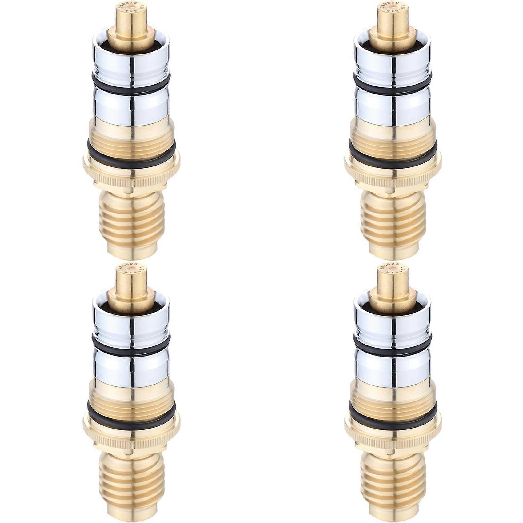 4X Thermostatic Cartridge Compatible for GROHE 47050000 - Universal Thermo-Element for Reliable Temperature Control