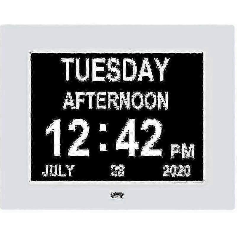 Wall Mountable Extra Large Digital Calendar Clock with Date & Day for Elderly Care