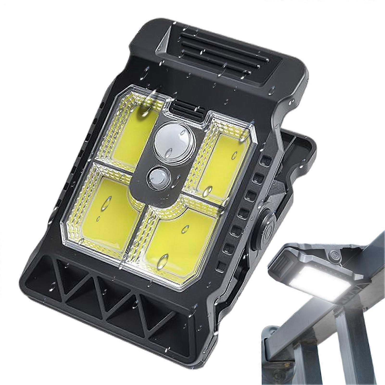 Solar Motion Sensor Light Clip On Waterproof Outdoor Security for Fence Gate Garden Patio Yard Ref: 6089
