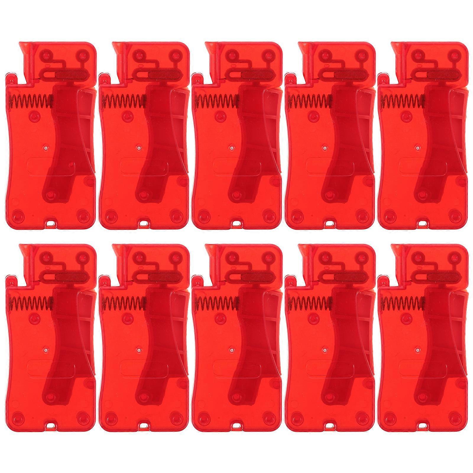 Automatic Needle Threader Sewing Threading Device for Home Use 10Pcs Red