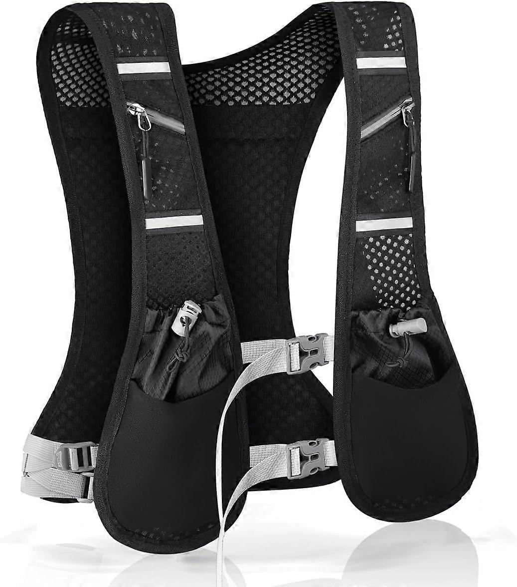 Running Vest, Lightweight Hydration Backpack, Breathable and Sweatproof Running Backpack, Running Hydration Vest for Trail Running Marathon Race