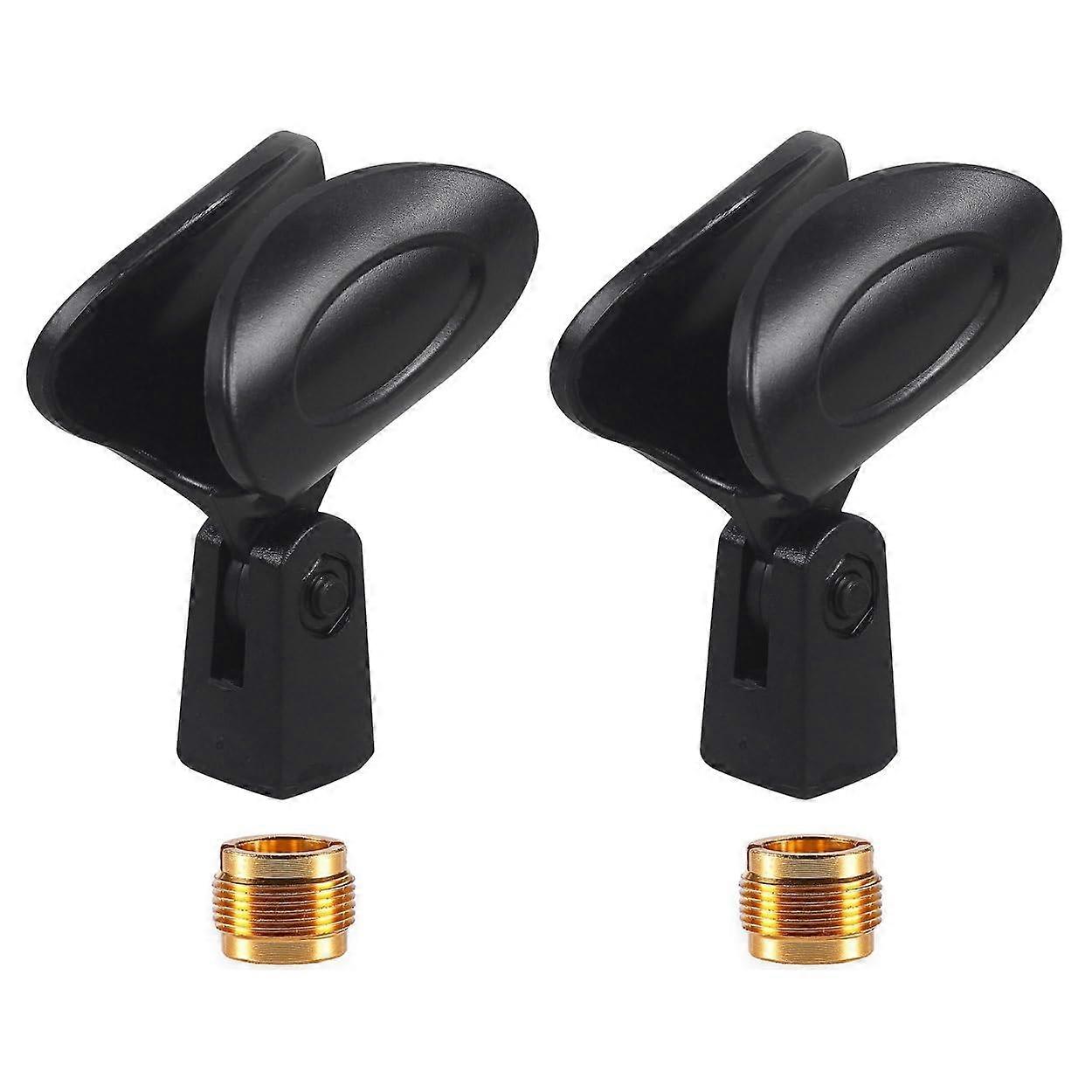 Microphone Clamp Clip for Sennheiser EW Series Wireless Handheld Mic with Sponge Grip, 2 Pack
