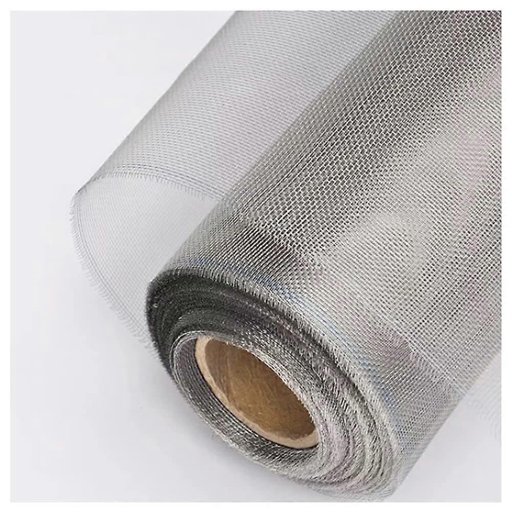 304 Stainless Steel Mesh Sheet 16 Mesh Gutter Guard Screen Rustproof Clog Prevention 1x1m Silver