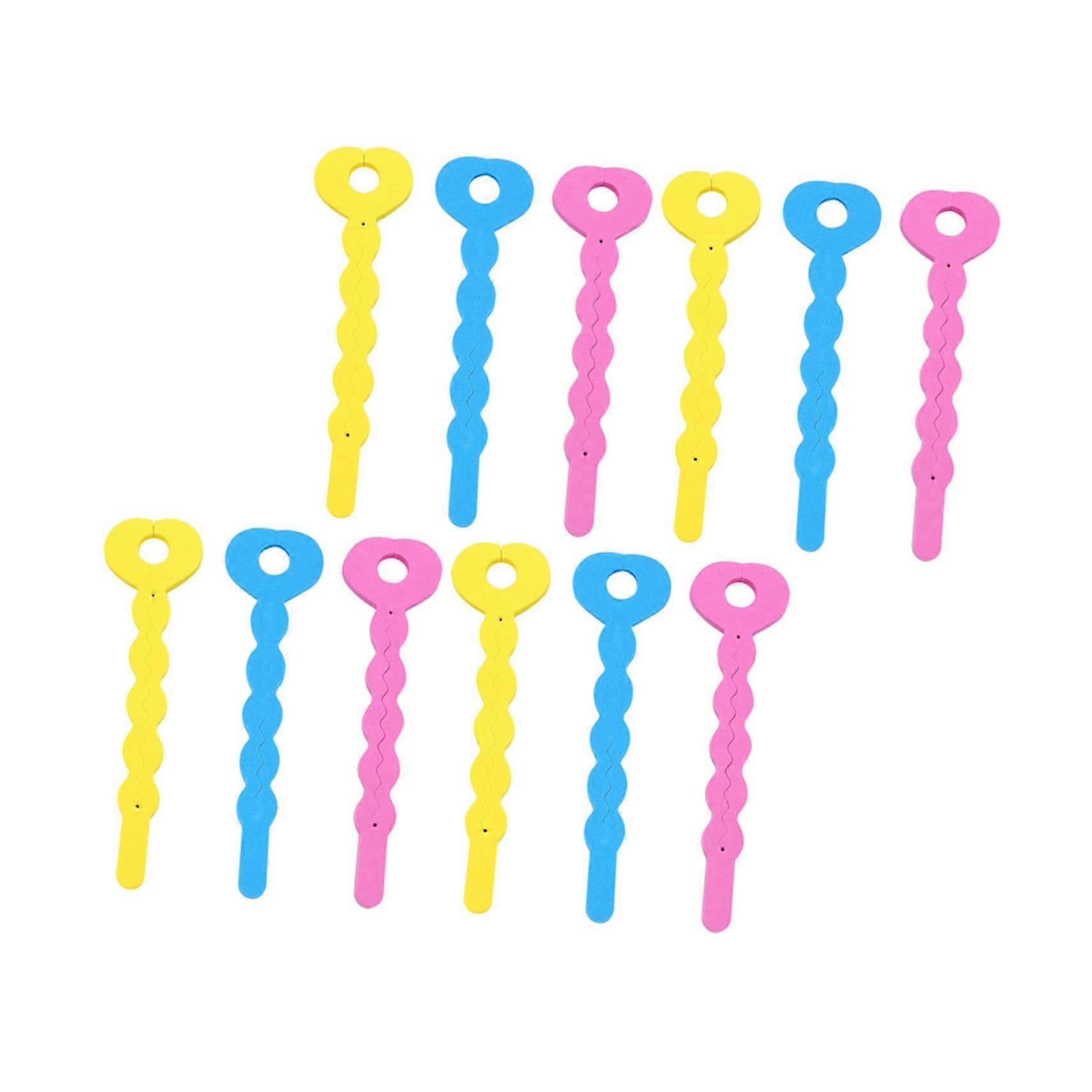 24pcs Sponge Hair Rollers Heatless Curlers No Hairpin Marks Soft Foam for Comfortable Sleep