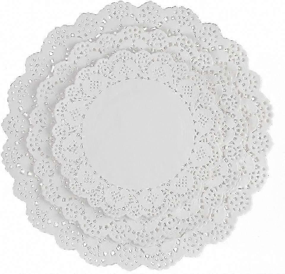 120 Mini Lace Washers Decorative Cupcake Liners Baking Paper Cushions