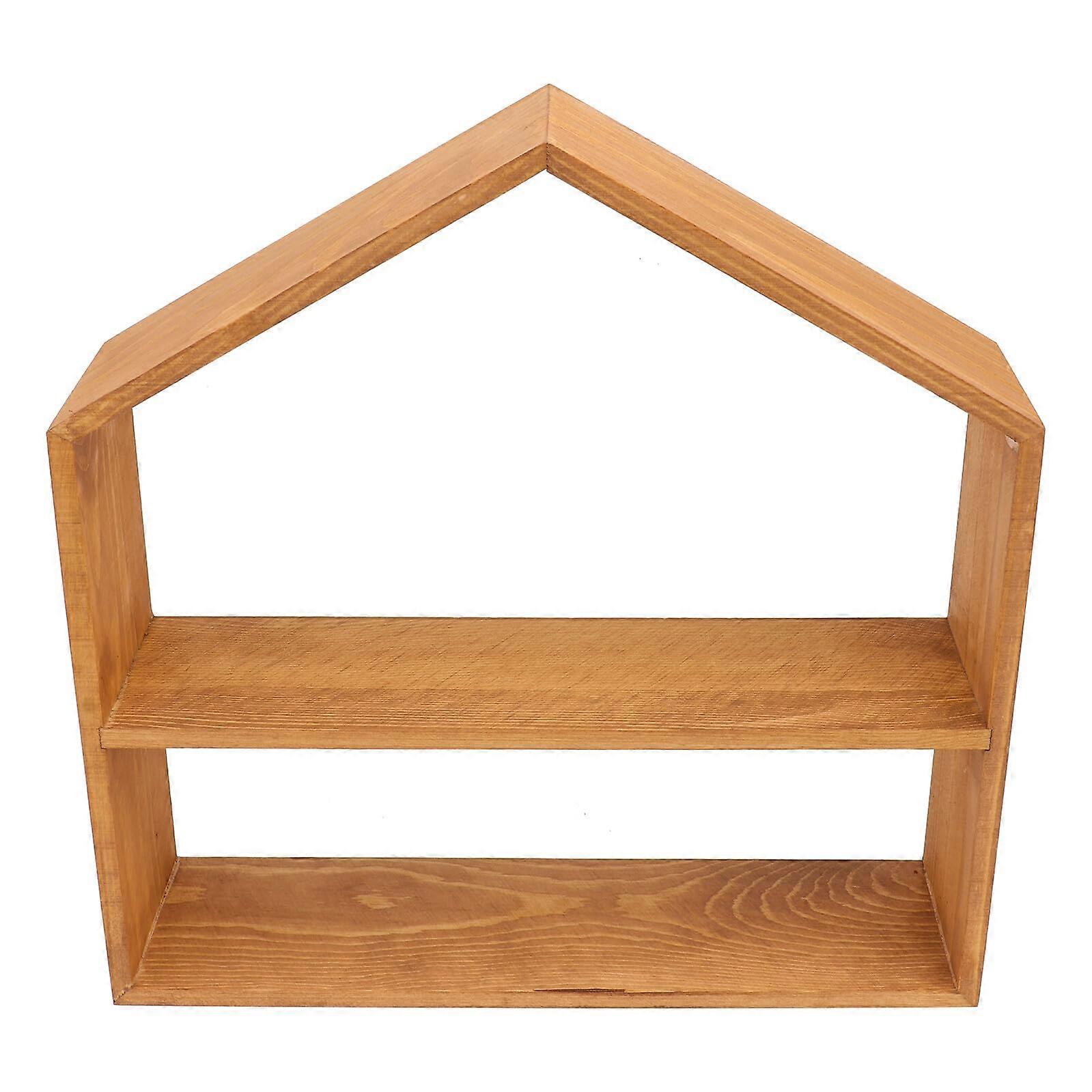 Wooden Cake Stand Rustic Dessert Display Tray for Parties Fruit Holder Stable Wooden Structure