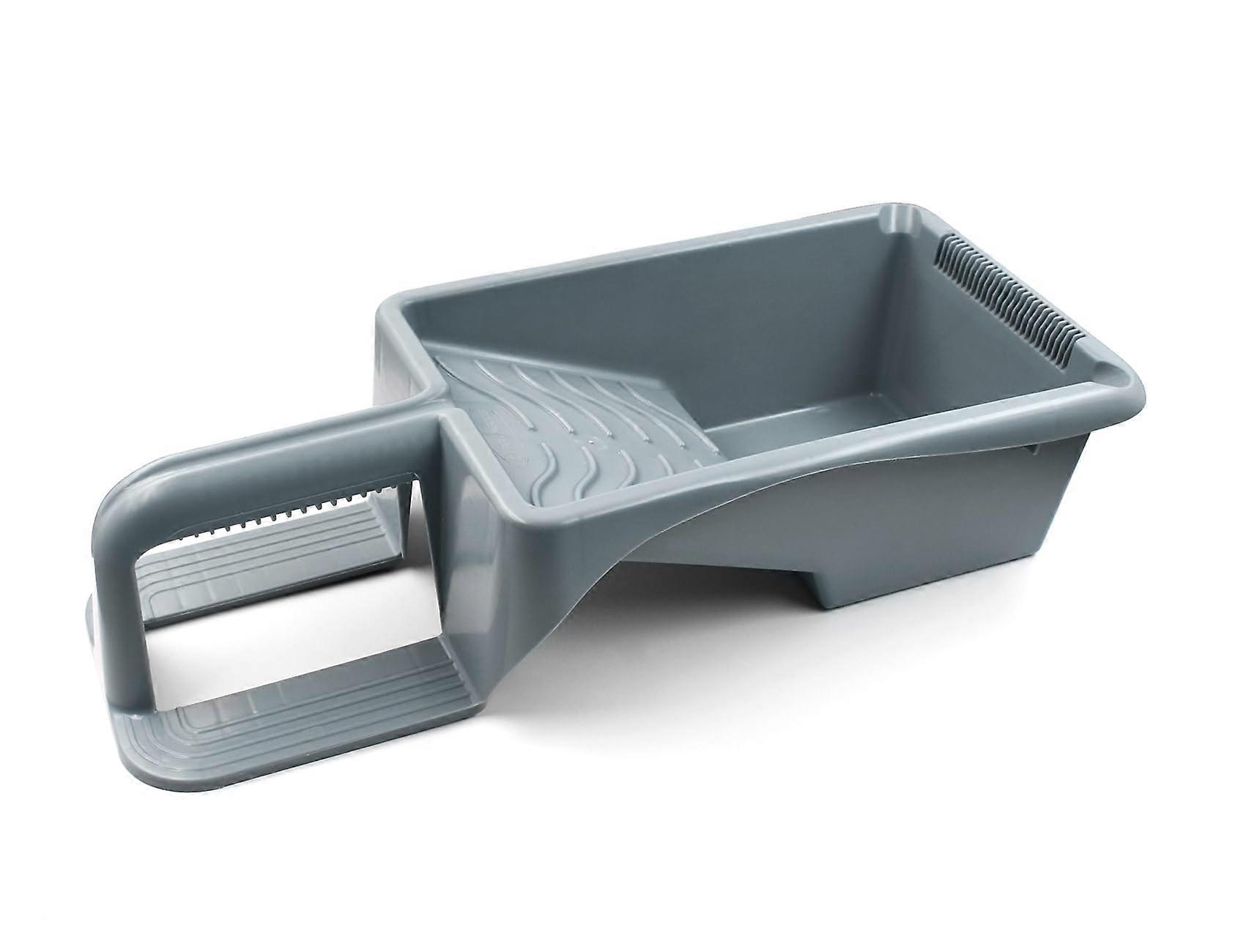 Small Roller Paint Tray for 4 Inch Rollers with Large Capacity and Textured Loading Surface