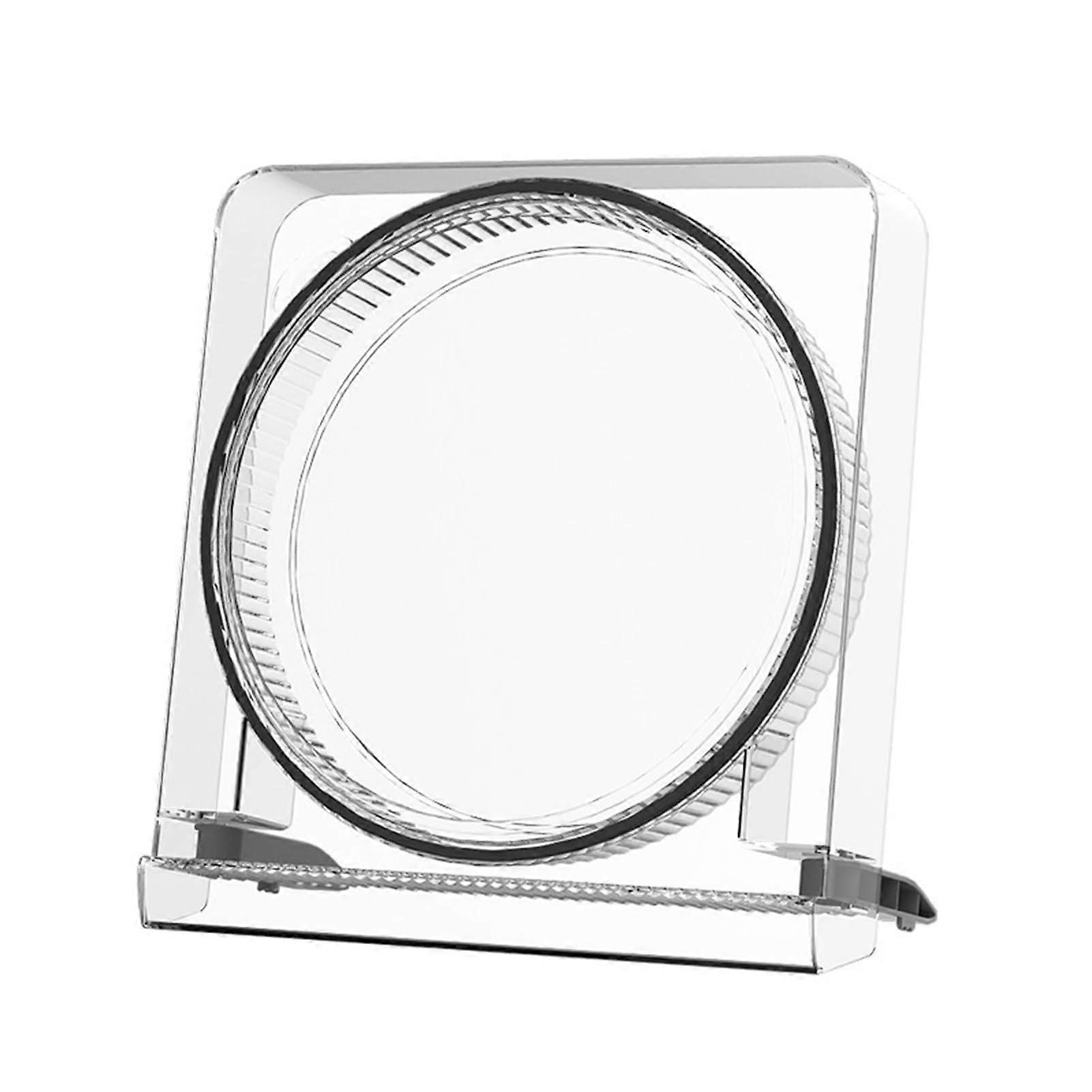 Tea Storage Box Transparent Pu'er Tea Cake Container Dustproof Moisture Proof Display Organizer