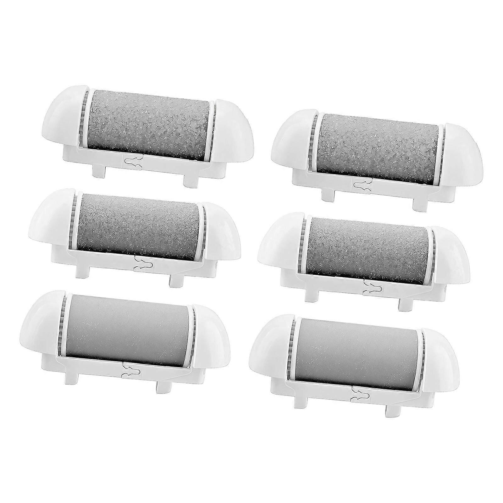 Replacement Rollers Durability For Electric Callus Remover Long Lasting Comfortable Solution For Foot Care Routine  White
