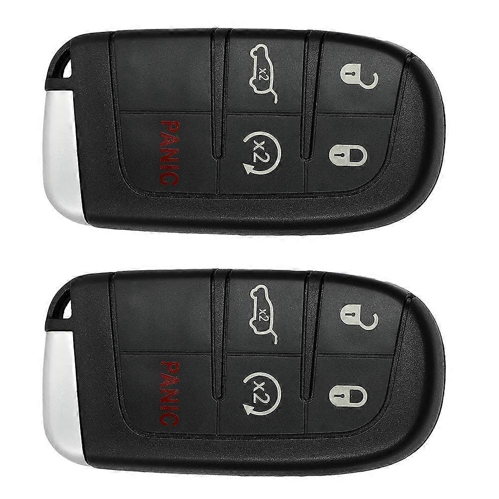 Key Fob Shell Replacement for Chrysler 300 2011‑2018, Durable Impact Protection, Easy Snap Install, 2PCS