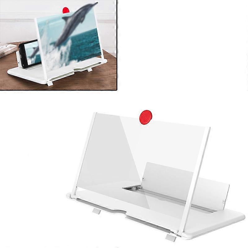 12-inch Pull-Type Mobile Phone Screen Amplifier Foldable 3D HD Screen Magnifier