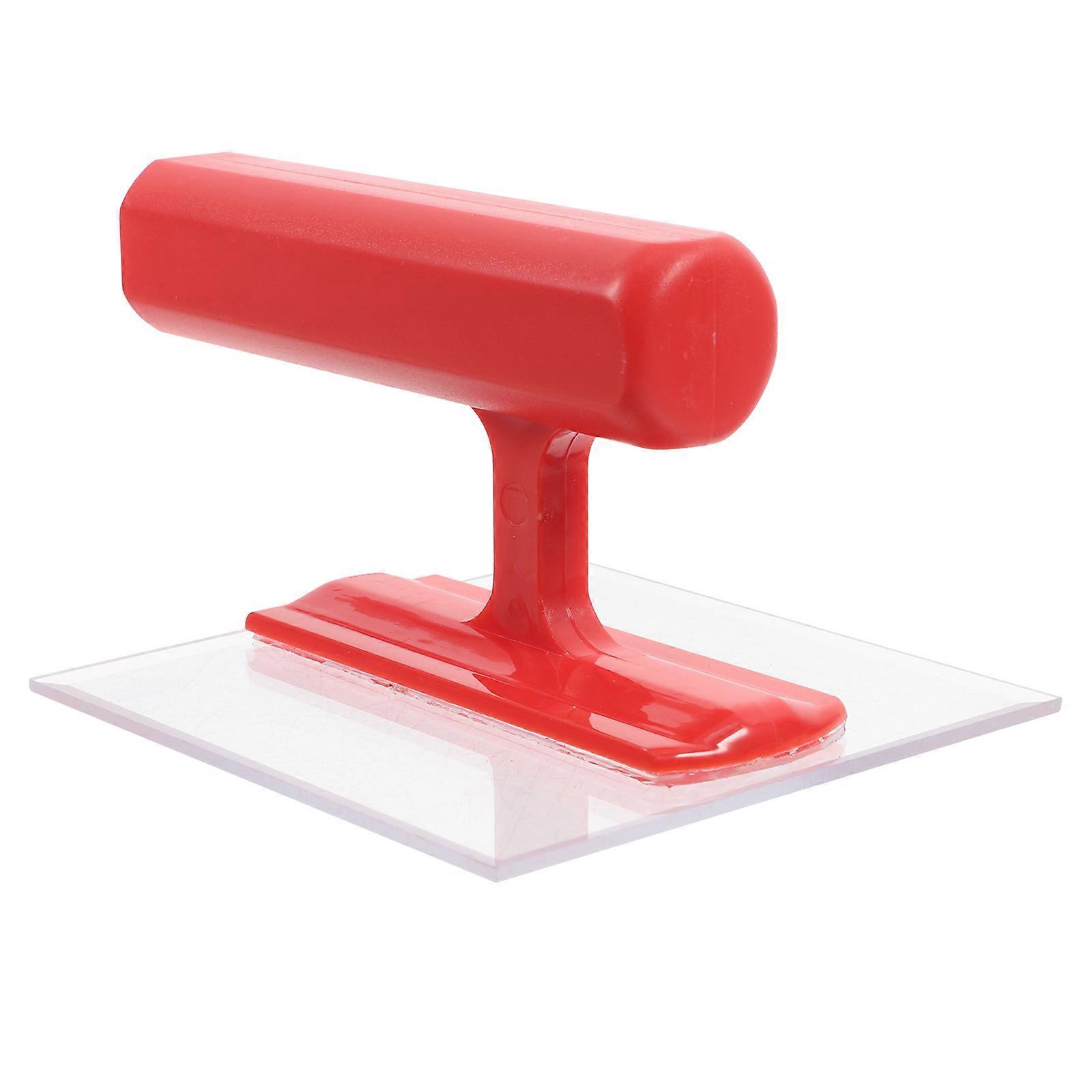 Corner Trowel Red Acrylic Plaster Tool for Home Use Durable