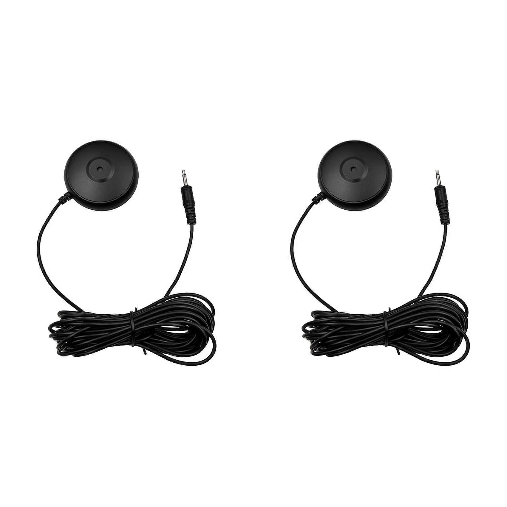 2pcs 3.5mm Plug Calibration Mic Measurement Microphone for Laptop and Desktop Computers