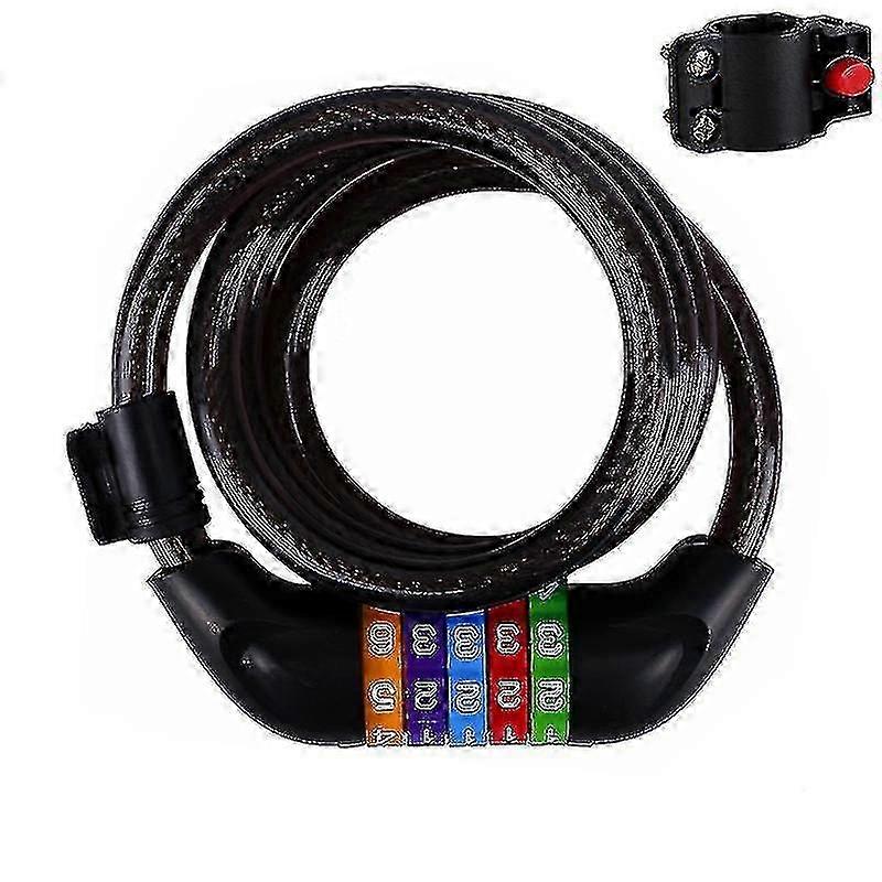 Children's Security Bicycle Lock, Colourful Combination Lock 25-26