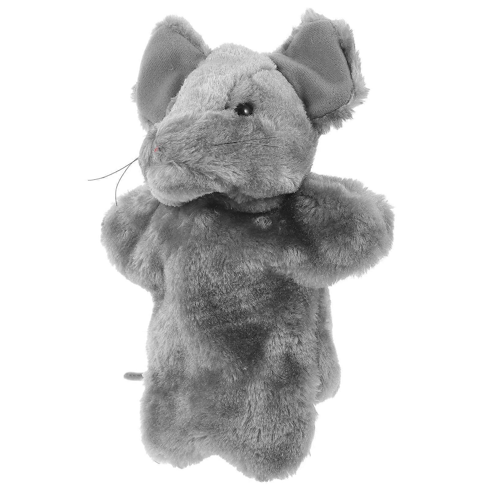 Interactive Mouse Hand Puppet Plush for Story Telling Soft Toy
