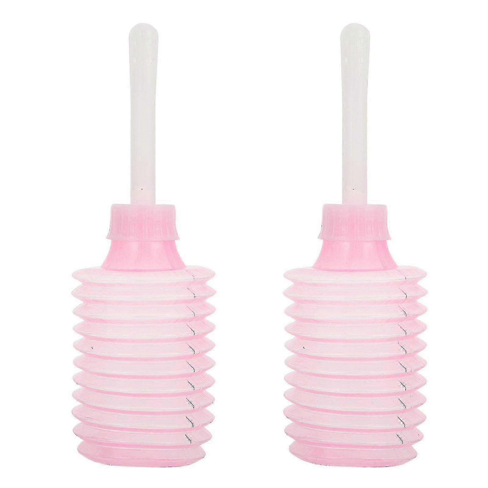 12pcs Disposable Vaginal Private Part Cleaner Multi-functional Vaginal Douche (pink)