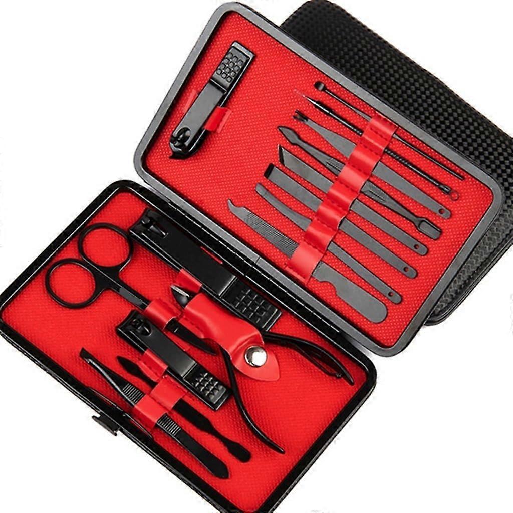 Stainless Steel Nail Care Set with Precise Curved Blade, Ergonomic Grip, Compact Case