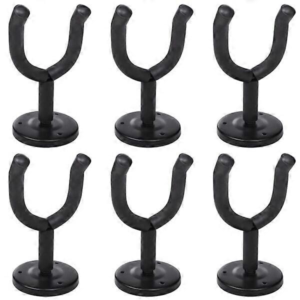 vidaXL Guitar Stand 6 Hooks for Wall p