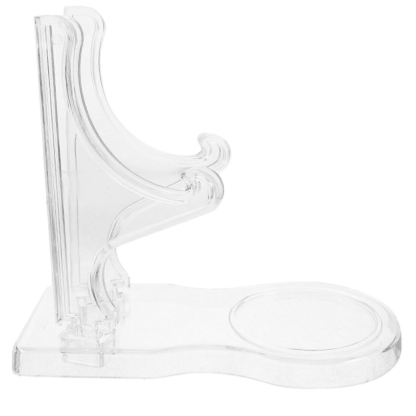 Transparent Teacup Display Plastic Stand for Display 3Pcs Set
